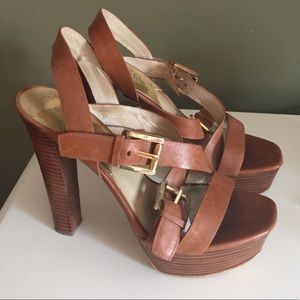 Michael Kors sandals tan